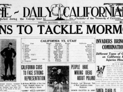 Cal’s Wonder Team Centennial: Game Five – California vs. Utah